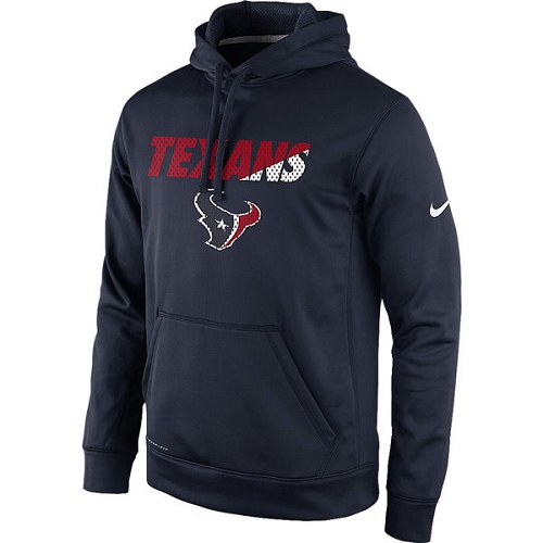 NFL Houston Texans Nike Kick Off Staff Performance Pullover Hoodie - Navy